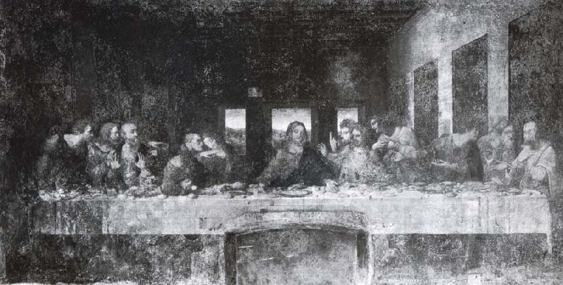LEONARDO da Vinci The last dinner Spain oil painting art